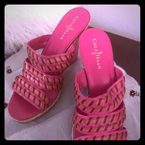 Cole Haan Vanessa Wedge Slide In “Rock Candy”